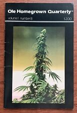 1982 Ole Homegrown Quarterly No. 8 Rare Cannabis Marijuana Hydroponic high times picture