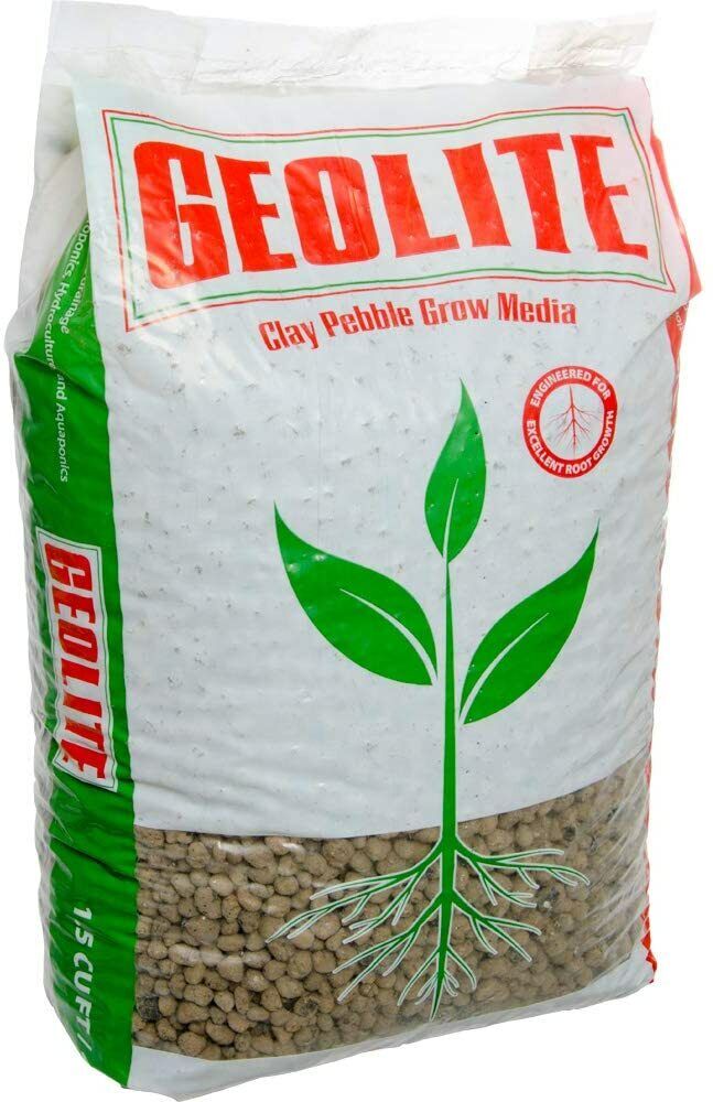 Geolite GMGC45L Clay Pebbles Growing Media, Grey, 45 Liter Bag