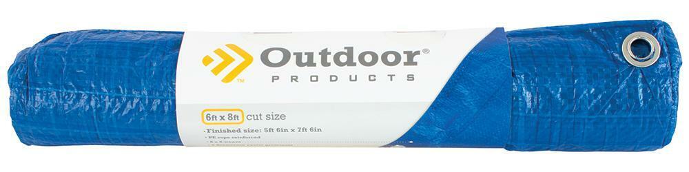 Outdoor Products Plastic Tarp - 6 X 8