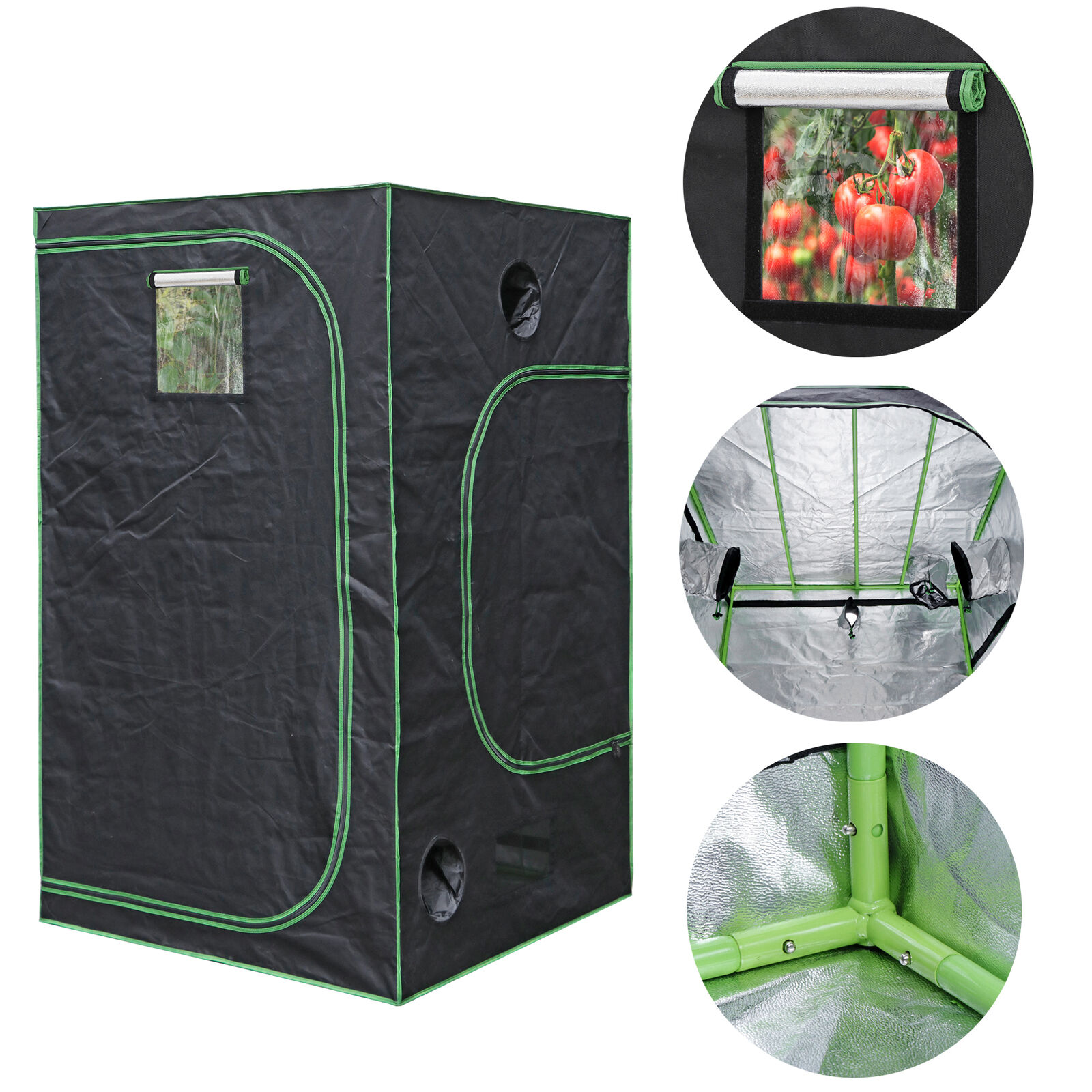 Box Seed Grow Tent with Window Indoor Horticulture for Indoor Plant Hydroponics 