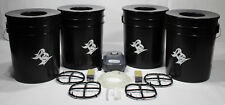4 Bucket 5 Gallon Deep Water Culture (DWC) Hydroponic System Kit Grow Bucket picture