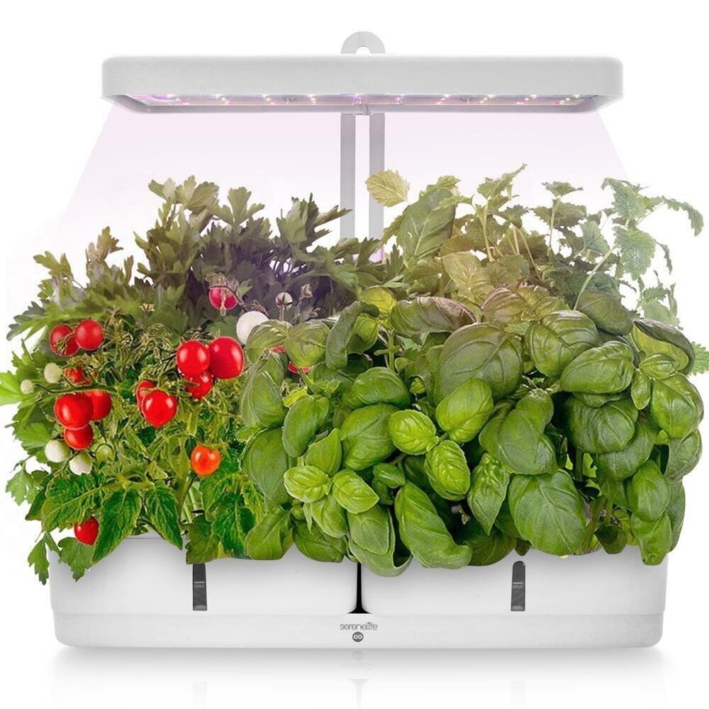 Serenelife Smart Indoor Garden - LED Grow Light with Hydroponic Boxes -SLGLF120