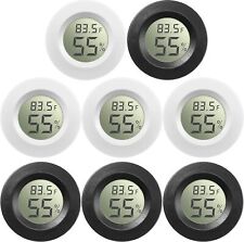 Mini Hygrometer Thermometer Round Digital Temperature Humidity Monitor Meter LCD picture