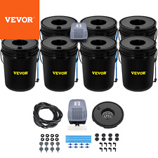 VEVOR Hydroponics Deep Water Culture DWC Hydroponic System 5 Gallon 8 Buckets picture