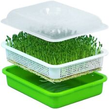 Seed Sprouter Tray with Lid BPA Free Bean Sprout Grower Sprouting Seeds Tray picture