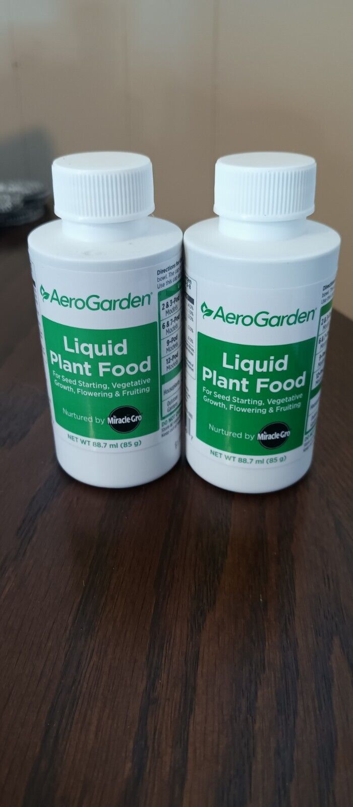 AeroGarden Liquid Plant Food Nutrients. Hydroponic Plant Food Lot of 2