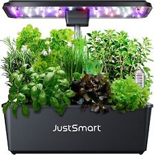 12Pods Hydroponics Growing System with Grow Light Plants 100LED Home Herb Garden picture