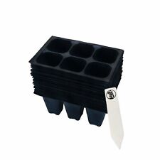 Seedling Starter Trays, 144 Cells: (24 Trays) + 1 THCity Stak, Seed Starting Kit picture