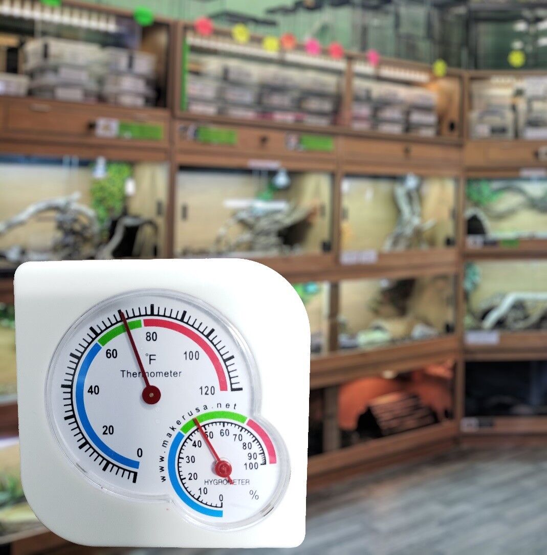 Analog Indoor/Outdoor Thermometer Hygrometer Temperature Humidity - Fahrenheit