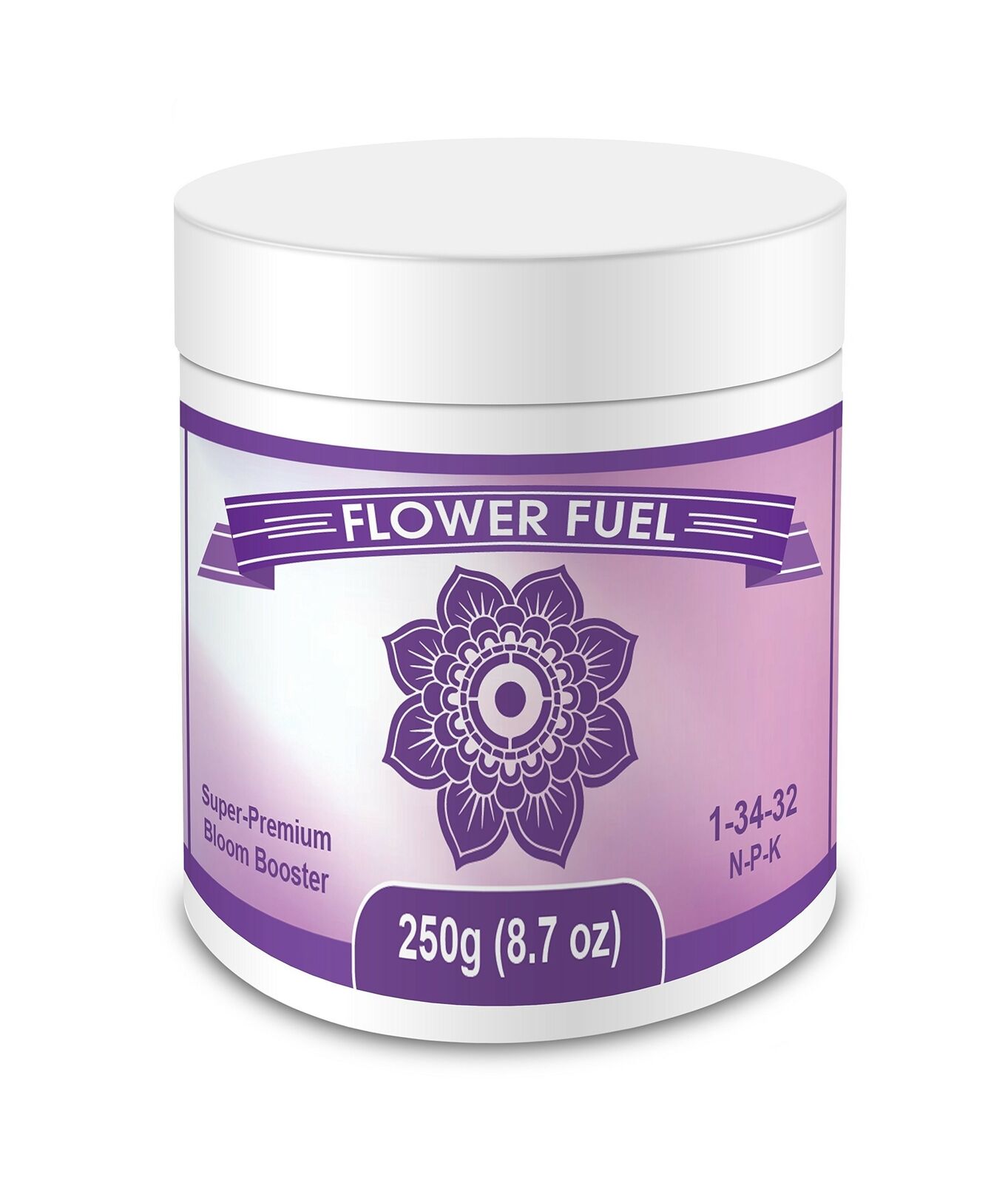 Flower Fuel 1-34-32 Super Premium Bloom Booster Bigger Heavier Harvests 250g