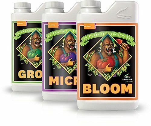Advanced Nutrients Grow Micro Bloom pH Perfect Bundle Set Combo Base Nutrient 4L