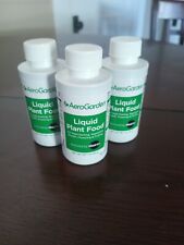 AeroGarden Liquid Plant Food Nutrients. Hydroponic Plant Food Lot of 3 picture