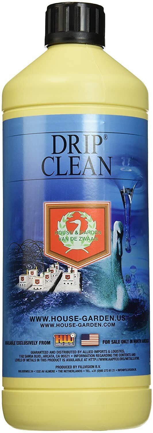 House & Garden Drip Clean 1 L.(34 oz) Remove Salt Buildup From Drip Systems