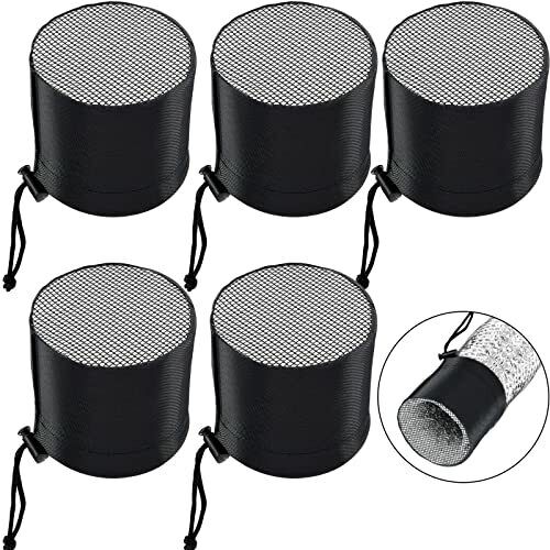 5 PCS Grow Tents Vent Cover 4 Inches Duct Filter Vent Cover Screen Carbon Filter