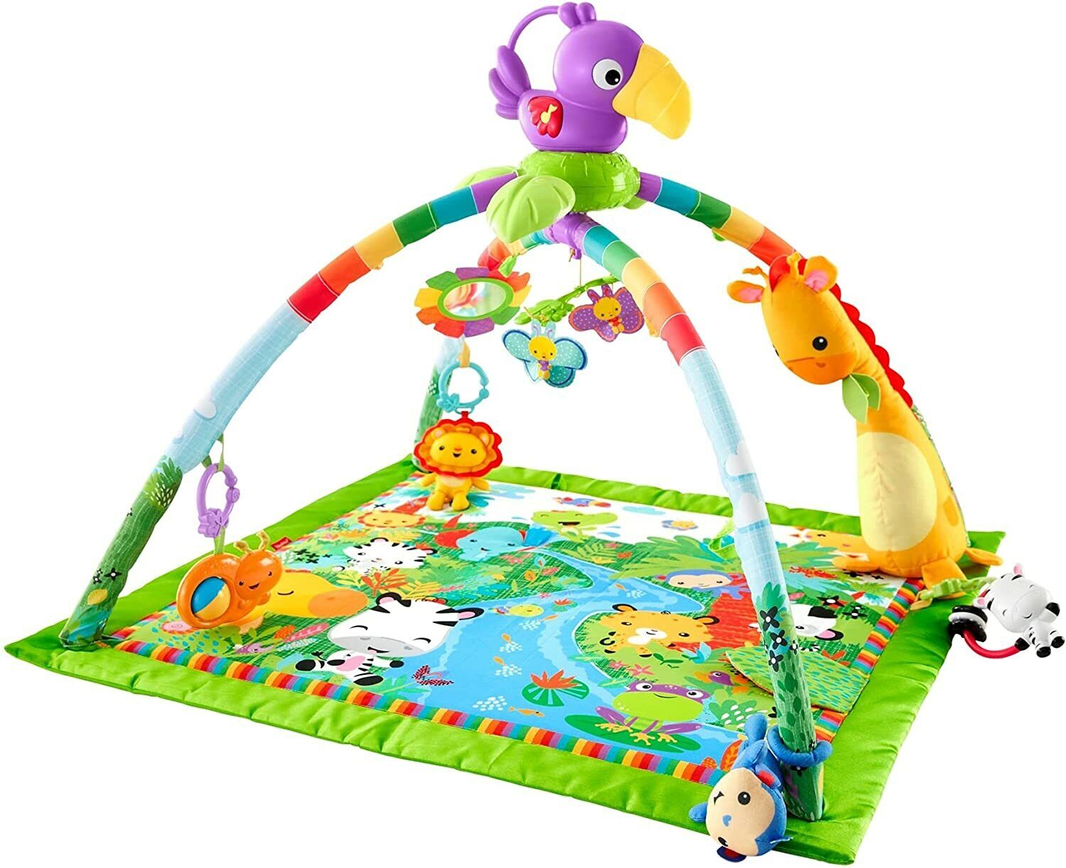 Fisher-Price Rainforest Deluxe Gym II DFP08 Mattel From Japan New