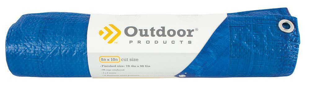 Outdoor Products Plastic Tarp - 8 X 10