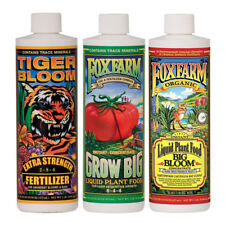 Fox Farm Soil Trio Nutrients Bundle, Big Bloom, Grow Big, Tiger Bloom Pint 16oz picture