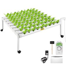 VEVOR Hydroponic Grow Kit Hydroponics System 72 Plant Sites 1 Layer 8 Pipes picture