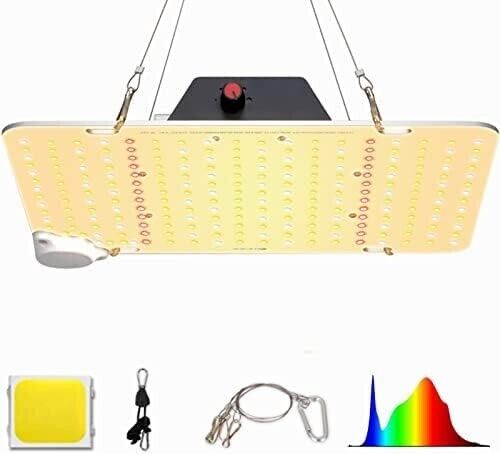 Grow Light RW1100 Full Spectrum LED for Indoor Plant Growth 3x3 ft Coverage Area