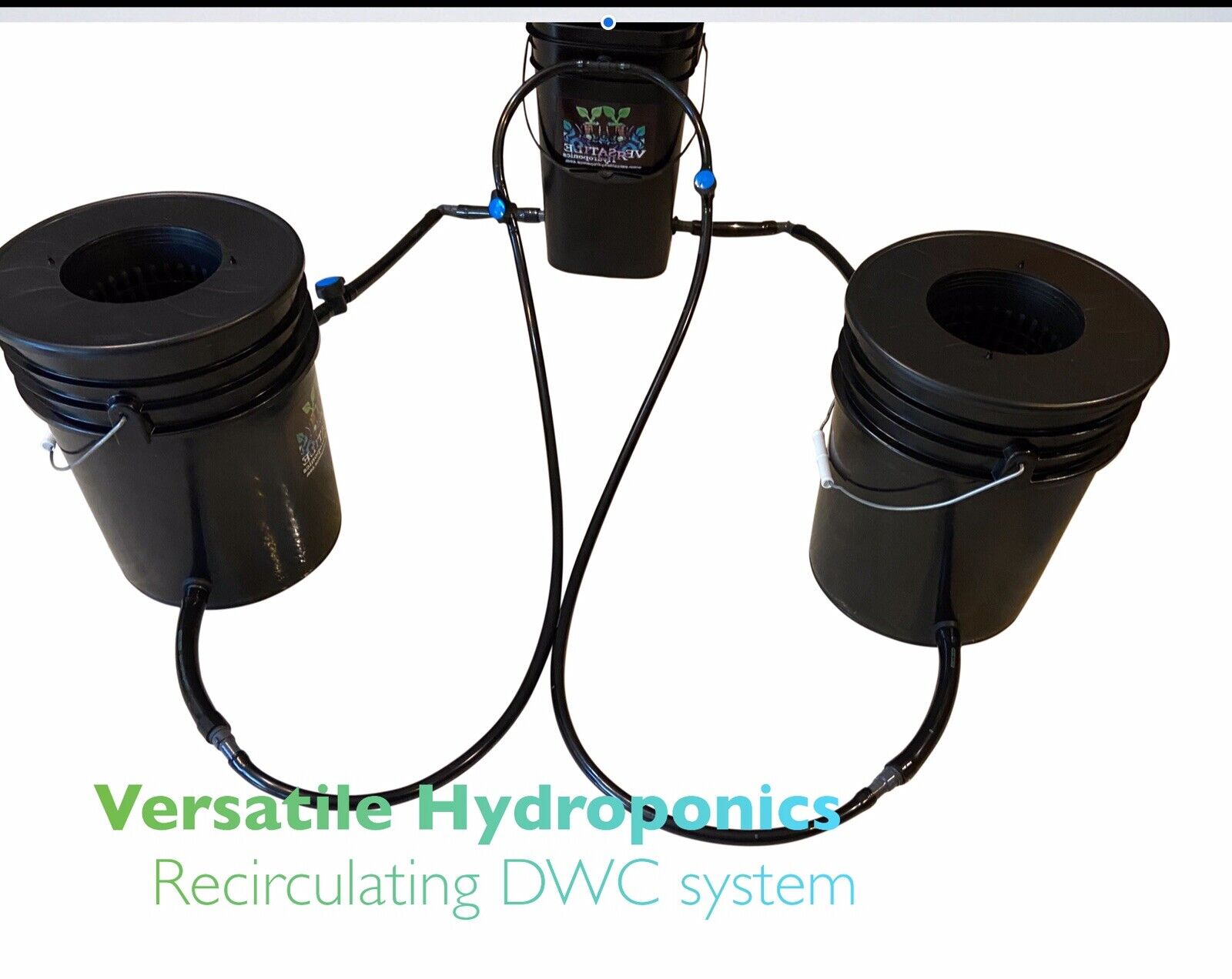 Recirculating Deep Water Culture Indoor Hydro System Grow Kit 25% Faster/larger