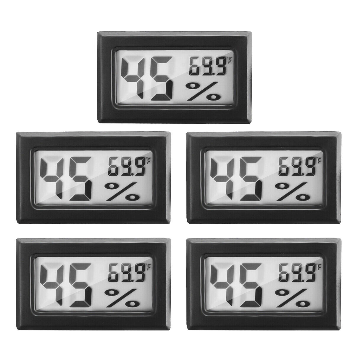 Mini Digital LCD Thermometer Humidity Meter Room Temperature Indoor Hygrometer
