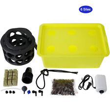 DWC Deep Water Culture Hydroponic System Grow Kit Portable Indoor Garden,6 Sites picture