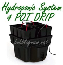 PLATINIUM HYDRO STAR 40 4 POT DRIP HYDROPONIC SYSTEM + WATERPUMP KIT GROWING PLA picture