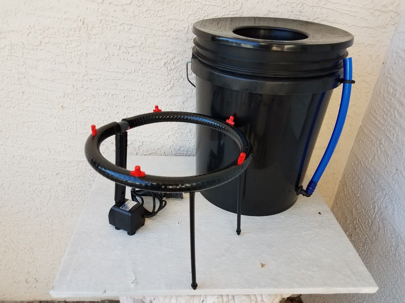 Aeroponic DWC Bubbler Bucket - Aero-Hydroponics Growing System  6\