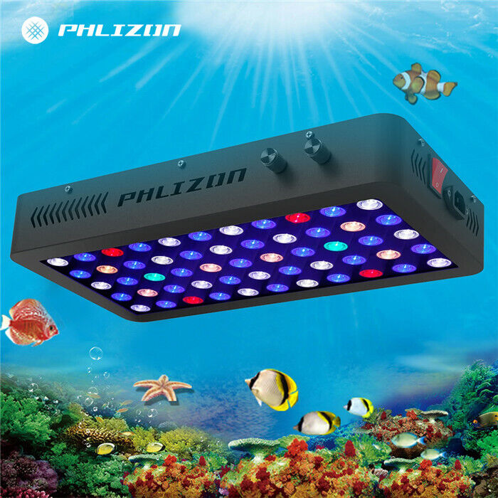 Aquarium Light 165W LED Coral Lamp Full Spectrum Dimmable for Reef Plants & Fish
