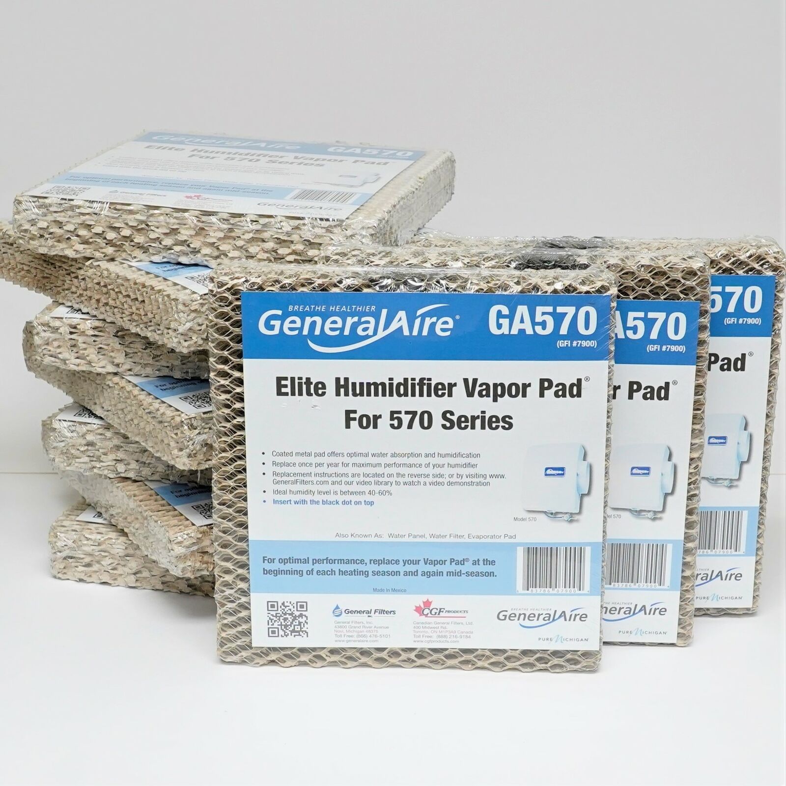 10 Pack of GA570 Humidifier Vapor Pad for Aprilaire A10 110 220 500 550 558
