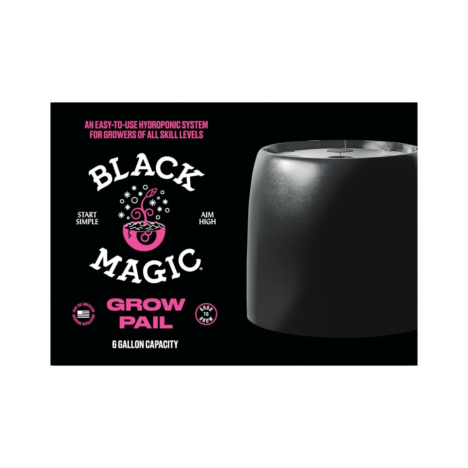 Black Magic Grow Pail
