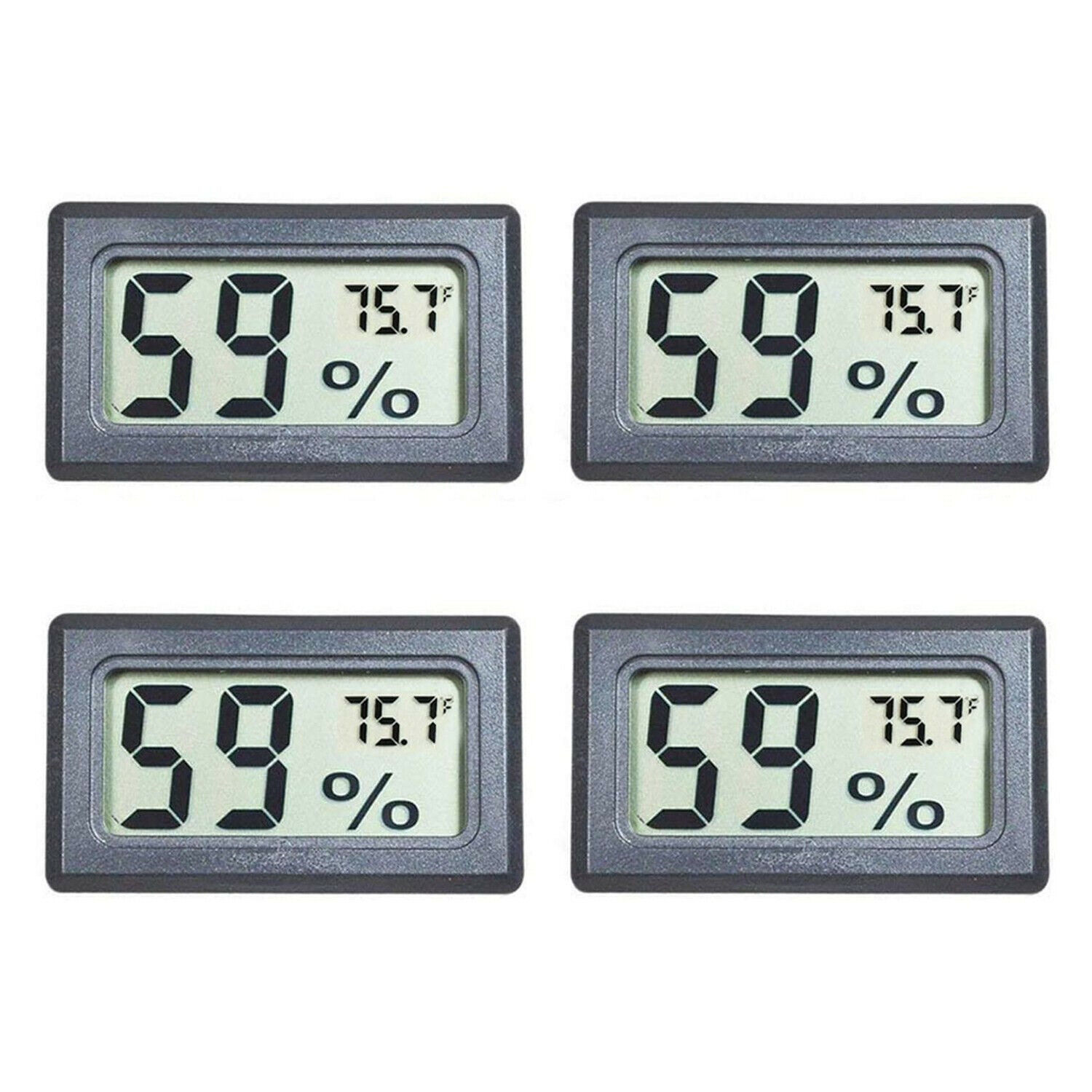 Digital LCD Indoor Temperature Humidity Meter Thermometer Fahrenheit Hygrometer