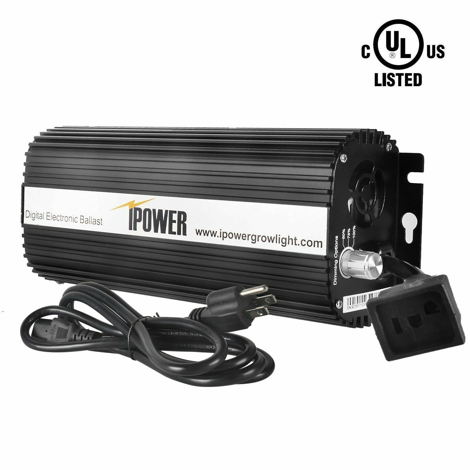 iPower 400/600/1000W Digital Dimmable Electronic Ballast for HPS MH Grow Light