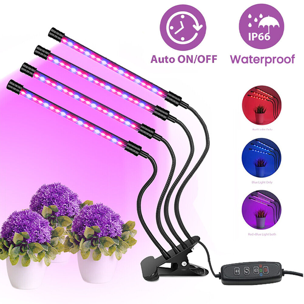 Grow Light 4 Heads 80LED Full Spectrum Plant Growing Lamp for Indoor Plant