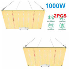 2PACK LED Grow Light 1000W  Panel Full Spectrum Lamp for Indoor Plant Veg Flower picture