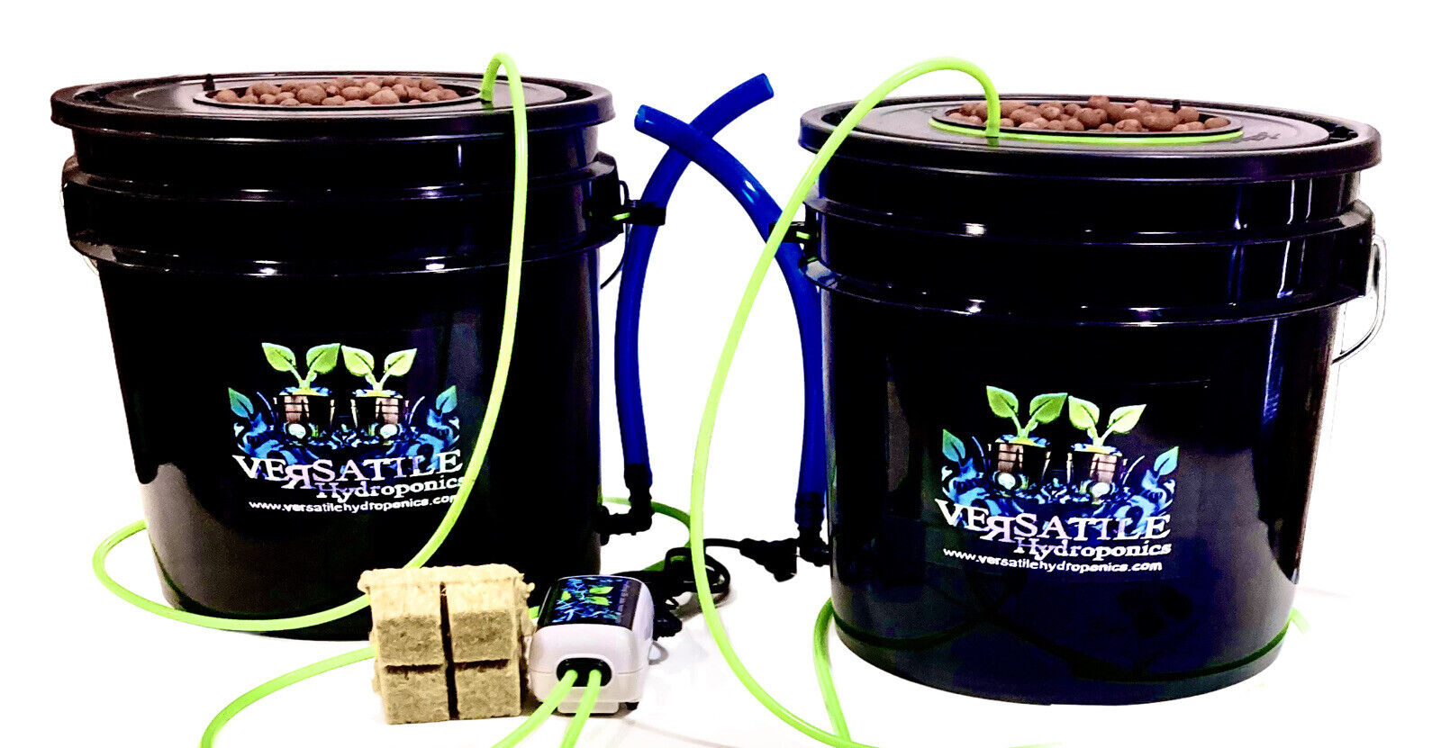 DWC hydroponic system Kit 3.5 G 2 Pk Indoor/outdoor, Stay Home And Grow Ur Own