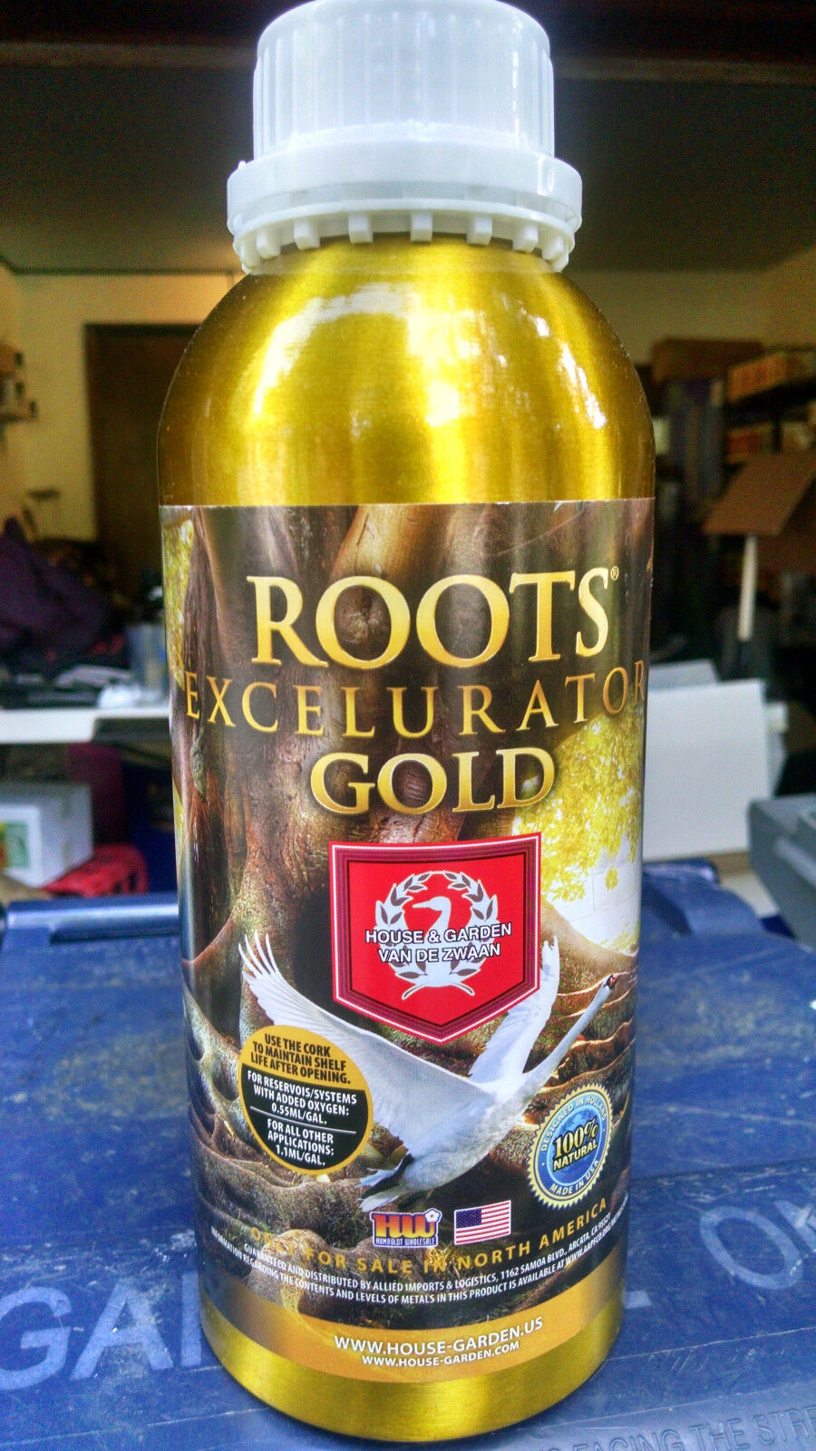 Roots Excelurator 1L GOLD one liter quart by House and Garden nutrients excel