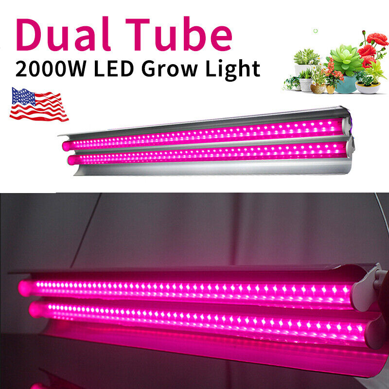 2000W LED Grow Light UV IR Full Spectrum Plant Growing Lamp Panel Hydroponic
