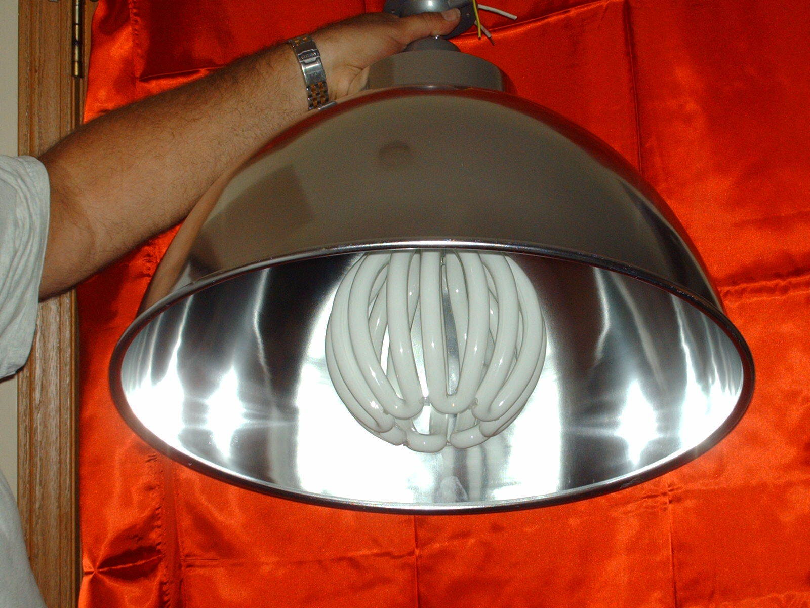  Reflector & Lotus Combo Puts out 15,000 Lumen 200 Watt CFL Grow Bulb Light