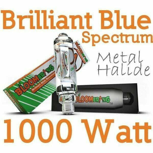 BLOOMERANG 1000W Metal Halide MH Grow Light Bulb High PAR 6000K Lamp - Brand New