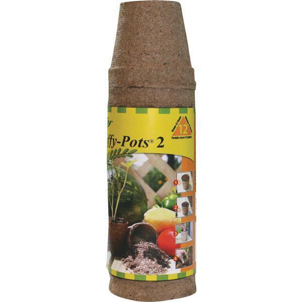 (1-12pk)-Jiffy 2-1/4 In. W. Round Garden Peat Seed Pot OMRI certified JP212