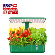 GreeHealth Hydroponics Growing System 15 Pods Indoor Herb Garden Flower Lamp Kit picture