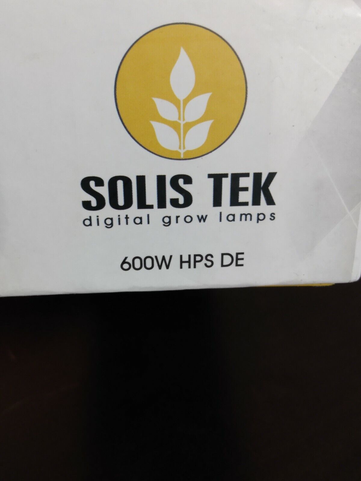 Solis Tek ST-HPS600-DE 600W HPS DE Digital Glow Lamp, Double Ended