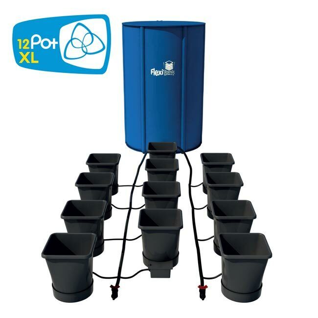 AutoPot 12 Pot XL System w/ 60 gal FlexiTank (6.6 gal pots) - AutoPot Water Syst