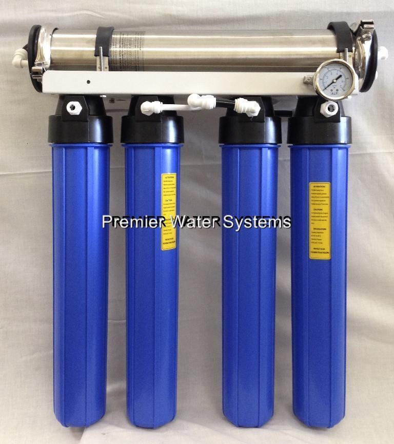 Reverse Osmosis Water System 1000 GPD with Dual Outlet Restaurant Catering USA