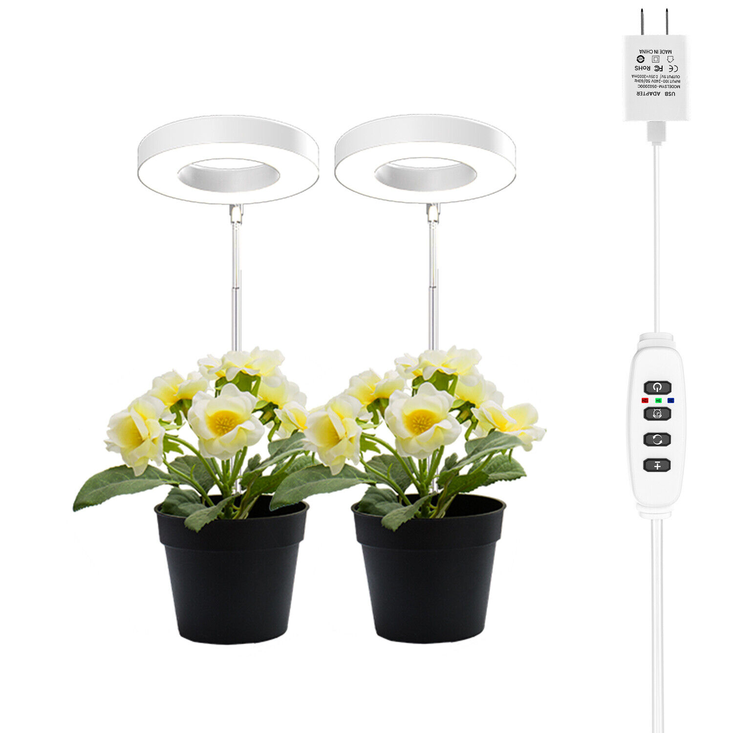 LED Grow Light Plant Growing Lamp Full Spectrum for Indoor Plants 3/9/12H Timer