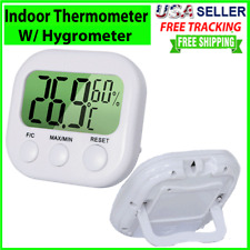 LCD Digital INDOOR Thermometer Hygrometer Meter Gauge Temperature Humidity NEW  picture