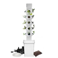 Vertical Hydroponic Garden Tower System Indoor Outdoor Home Grow Kit picture