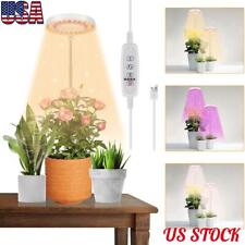 LED Grow Light Plant Growing Dimmable Full Spectrum Indoor Plants Halo Ring Lamp picture