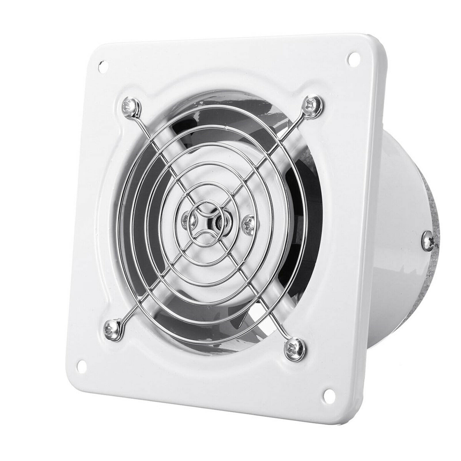 6 Inch Extractor Fan Exhaust Fan Ventilation Square 110V Wall-Mounted Blower